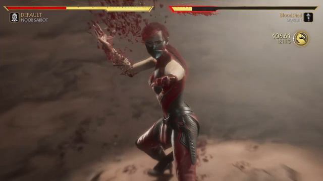 Mortal Kombat 11 - noob saibot vs skarlet - very hard