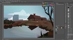 как рисовать фон