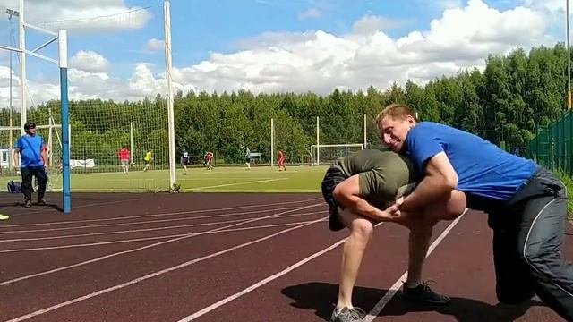 Борцовская тренировка. Борьба в стойке