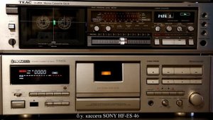 Проба использования функции "dbx disc" на кассетной деке TEAC V-2RX