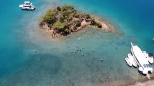 Морская прогулка "12 островов" , Фетхие, Турция.