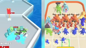 Alphabet ABC Letter Run Vs Merge Rainbow 3D Run, Number Lore, Alphabet Lore ⭐⭐⭐⭐⭐ abcdefghuvwxyz