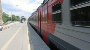 Электропоезд ЭД9Э-0015 станция Нижний Новгород-Сортировочный 28.07.2017