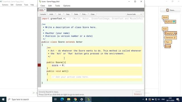 Greenfoot : Membuat Game Flappy Bird смотреть онлайн