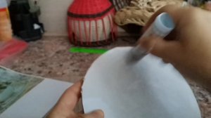 Как приклеить распечатанную картинку на картон. How to stick a printed picture on cardboard.