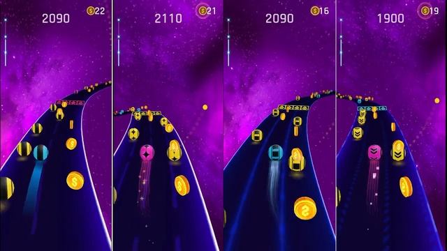 MONODY - Dancing Road With 4 Different Balls смотреть онлайн