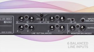 Tascam US1800 8-Channel Audio/MIDI Interface USB 2.0, 16in/4out Overview | Full Compass