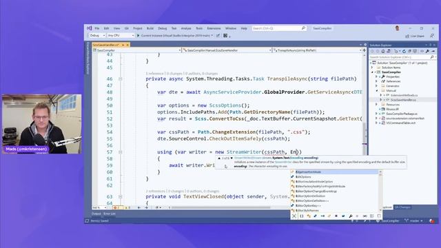 Writing Visual Studio Extensions with Mads - Nesting files in Solution Explorer смотреть онлайн