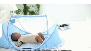 Детские постельные принадлежности, складная сетка для кроватки, музыкальные москитные сетки, матрас