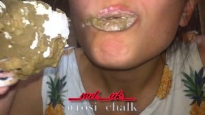 📹 ASMR/МЕЛ/БАРСУК В ПАСТЕ ИЗ ТУРКЕСТАНА СЛИВКИ → #Rosi_chalk