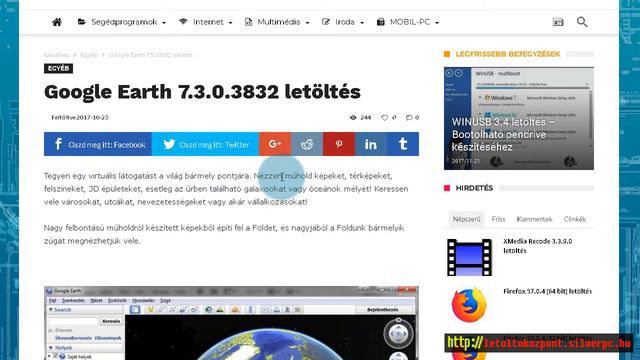 Google Earth 7.3.0.3832 letöltés - Térkép, műholdkép, felszínek, 3D épületek смотреть онлайн