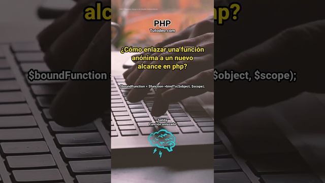 ¿Cómo enlazar una función anónima a un nuevo alcance en php?