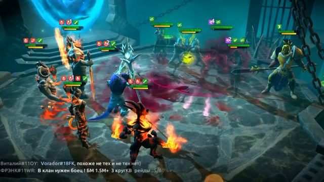 Age of Magic подземелье ужасов пробитие пачки с Мордредом