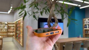 Чехол для смартфона Apple iPhone 13 Leather Case MagSafe (Оранжевый)