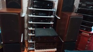 Nakamichi IA-2 and Kenwood LS-M7, Kenwood LS-M5.