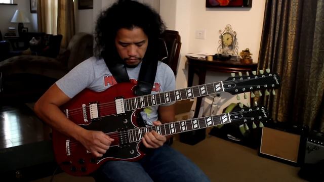 Double Neck Jam! Epiphone G-1275, Ditto X2 Looper, MoVall Hornet and Centipede смотреть онлайн