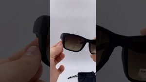 Обзор:Солнцезащитные очки мужские Matrix Polarized ЧЕРНЫЕ линзы беж, New 2022, Антиблик полароид