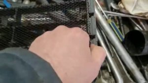 Шкода Октавия А5. Защитная сетка радиатора от камней.