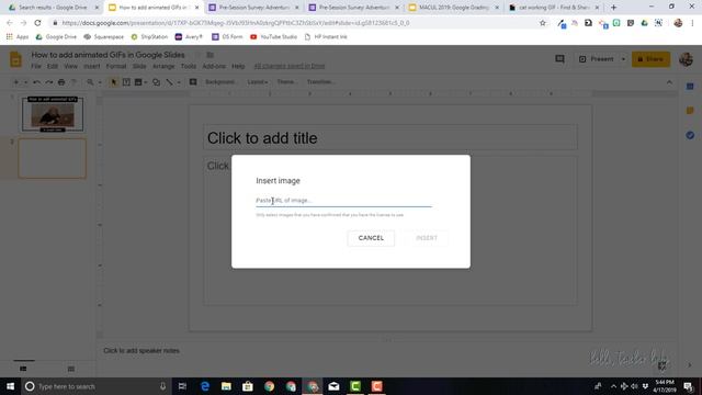 How to Add Animated GIFs in Google Slides and Forms