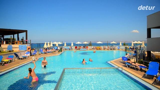 Galini Sea View Hotel | Family Hotel | Holiday in Chania Crete Greece | Detur смотреть онлайн