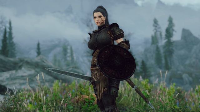Skyrim - Animated posing смотреть онлайн