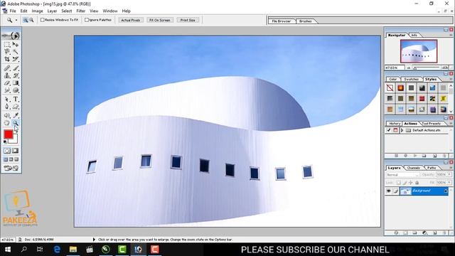 25 ZOOMTool Adobe Photoshop for Beginners Class 25 Urdu Hindi смотреть онлайн