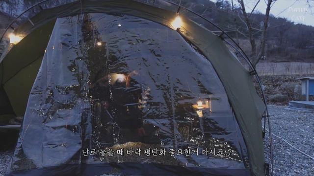 자고 일어났더니 하얀세상이..! 마지막 설중캠핑 | 캠핑브이로그 | 겨울캠핑 | 미니멀웍스