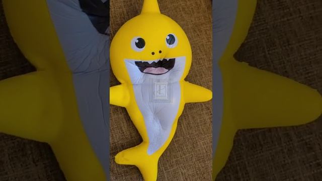 Big Smiley Shark Squishy Wushy | Toy | #krazycultures #squishy #big #shark #babyshark #yellow #fun