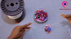 How to make a beaded table mat using sugar beads. (DIY)