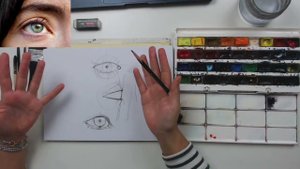 Бесплатный мастер-класс по акварельной живописи «Рисуем глаз»