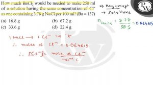 How much BaCl_2 would be needed to make 250 ml of a solution having the same concentration of Cl^..