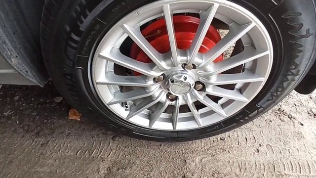Очиститель дисков K2 на автомобиле Daewoo Lanos.