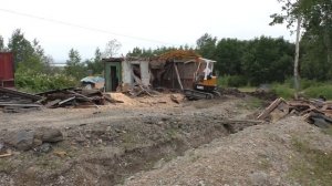 Подготовка Площадки под гаражный бокс - мастерскую 6х12м.Preparation of a site for a garage-worksho