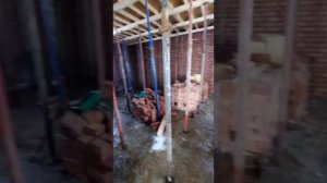 Прогрев бетона тепловыми пушками и утепленными пологами 4м на 6м