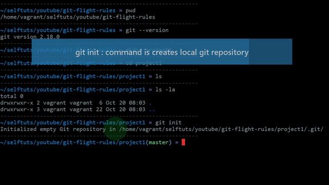 I want to start a local repository | GIT Questions смотреть онлайн