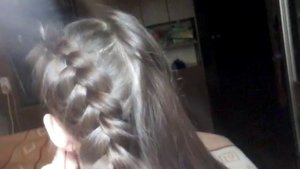 Как сделать 2 косички на оборот