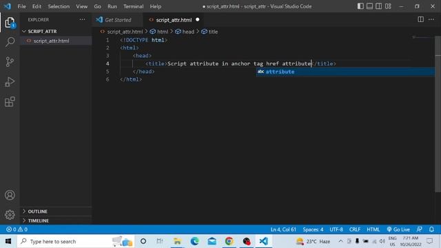 HTML Tutorial For Beginners In Odia | PART-110 | Anchor Tag Href Script Attributes HTML5?