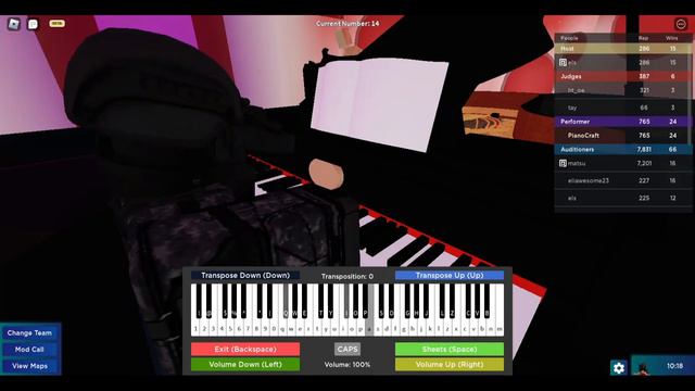 Roblox Got Talent | Voice Chat (d4vd - Here With Me | Piano) смотреть онлайн