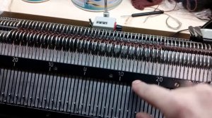 Английская резинка на вязальной машине Доплета ( Dopleta, Dopleta 382)