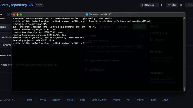 Github Basics: Clone & Commit in Git Repository смотреть онлайн