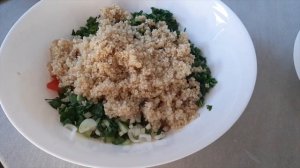 Свежа салата с киноа! =Healthy salad with quinoa!