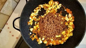 Перцы фаршированные гречкой и адыгейским сыром!!!