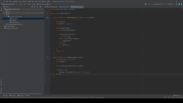 Binary Search Algorithm in Java: Implementations and Examples смотреть онлайн