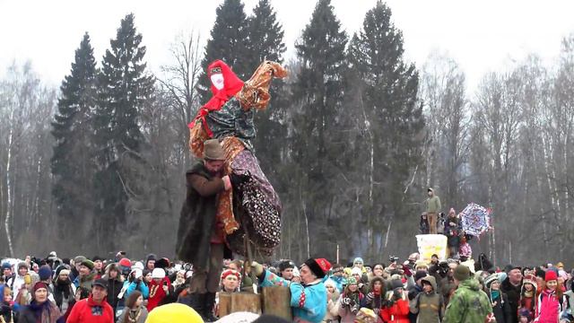 2014.03.02.Бакшевская_Масляница.Ставим масленицу смотреть онлайн