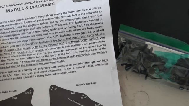 FJ Cruiser Fender Well Splash Guards - Rad Rubber Design смотреть онлайн