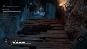 Assassin's Creed Valhalla. Убежище в руднике Одина. Золото. Волк