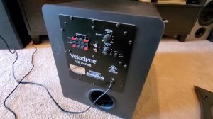 Velodyne vx-10b powered subwoofer quick review