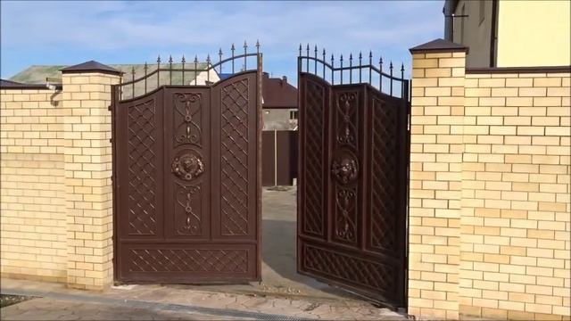 Автоматика распашных ворот.Остановка по фотоэлементам. смотреть онлайн