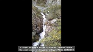 Водопад за с.Куюс Горный Алтай