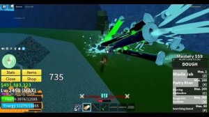 Human V4 + Dough V2 is SO BROKEN! (Blox Fruits Bounty Hunting)